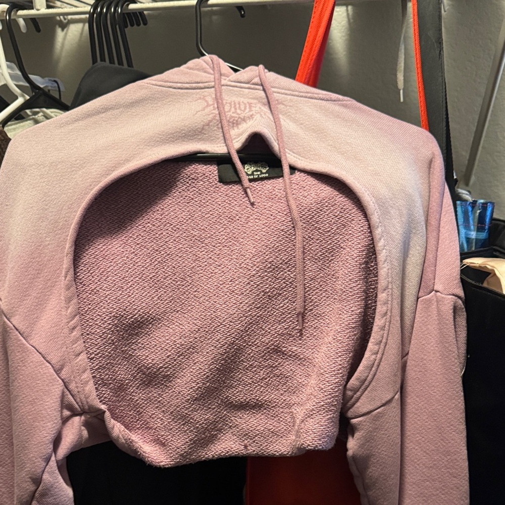 Darc Sport Lavender Cropped Sweatshirt